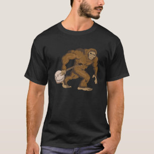 Camiseta Bigfoot & banjo - silhueta Blueg retro de