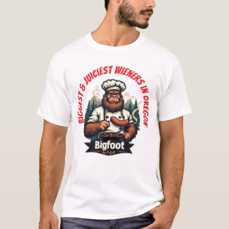 Camiseta Bigfoot Bar & Grill Maiores Wieners no Oregon