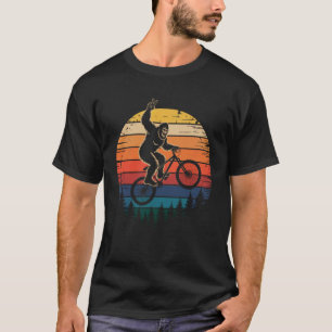 Camiseta Bigfoot Biker Sasquatch Ciclista Montanhista