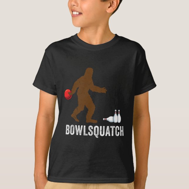 Camiseta Bigfoot Bowling Gift Sasquatch Gifts Bowler Byll P (Frente)