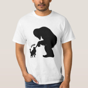 Camiseta Bigfoot Brincalhão Gato de Cabelo Comprido Boop