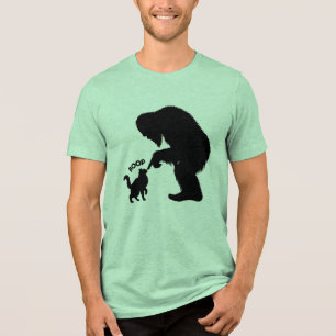 Camiseta Bigfoot Brincalhão Gato de Cabelo Comprido Boop