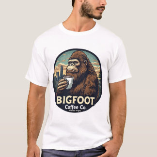 Camiseta Bigfoot Coffee Co. Portland Oregon