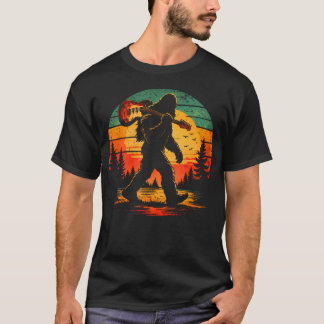 Camiseta Bigfoot Contrabaixo Baixo Músico