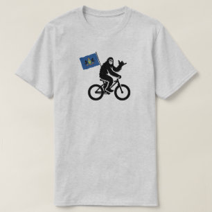 Camiseta Bigfoot Cycling Bandeira da Pensilvânia