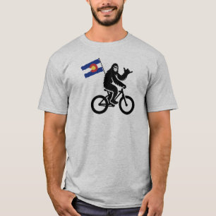 Camiseta Bigfoot Cycling Colorado Flag