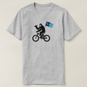 Camiseta Bigfoot Cycling Minnesota Flag