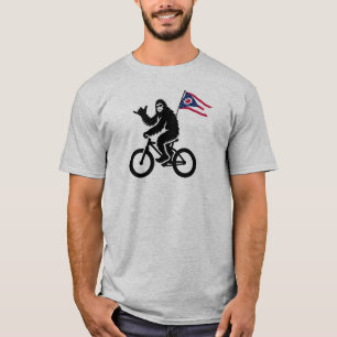 Camiseta Bigfoot Cycling Ohio Flag