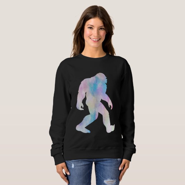 Camiseta Bigfoot de Aquarela (Frente Completa)
