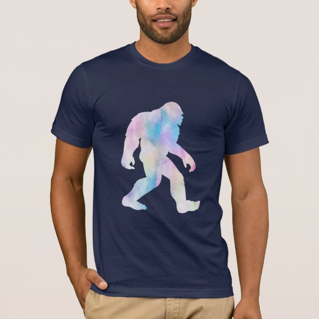 Camiseta Bigfoot de Aquarela (Frente)