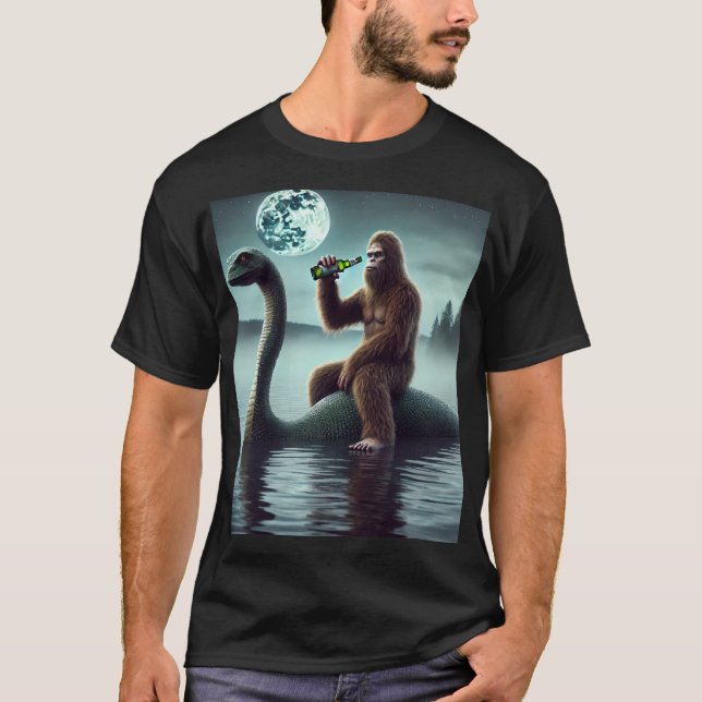 Camiseta Bigfoot e Loch Ness (Frente)