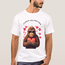 Camiseta Bigfoot e Namorados personalizáveis