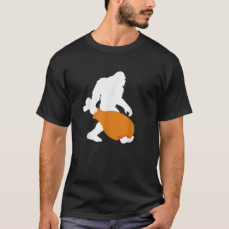 Camiseta Bigfoot Engraçado Ação de Graças Perna de Natal