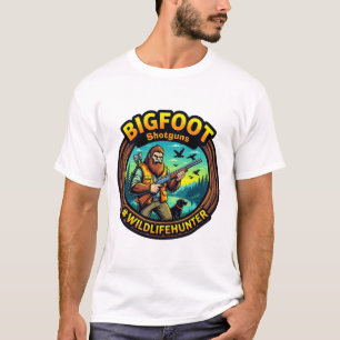 Camiseta Bigfoot Espingardas #CaçadorDeVidaSelvagem