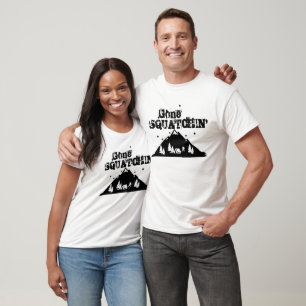 Camiseta Bigfoot foi esmagando humor engraçado da família