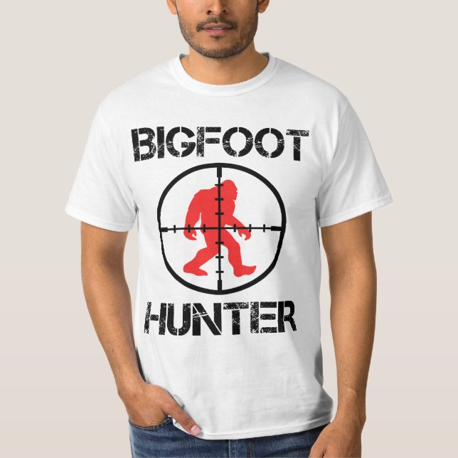Camiseta Bigfoot Hunter Funny Bigfoot Lover (Frente)
