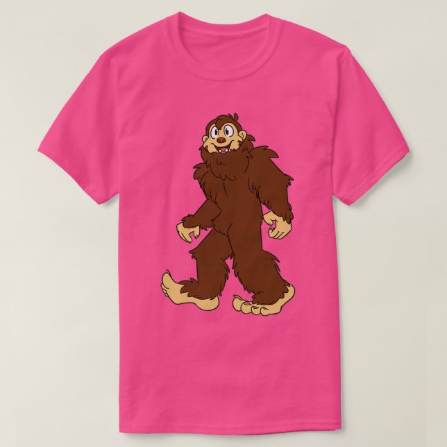Camiseta Bigfoot leva uma trilha de caminhada (Frente do Design)