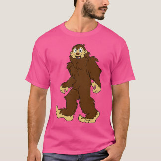Camiseta Bigfoot leva uma trilha de caminhada