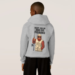 Camiseta Bigfoot Mantenha a Calma e Vá Pescar Divertido