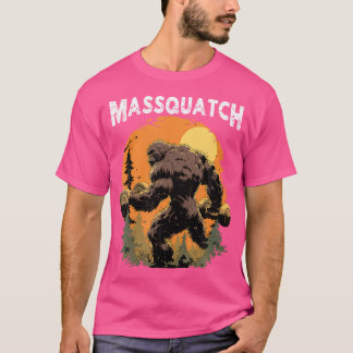 Camiseta Bigfoot Massquatch Funny Sasquatch Workout Gym Wei