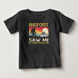Camiseta Bigfoot Me Viu Mas Ninguém Acredita Nele