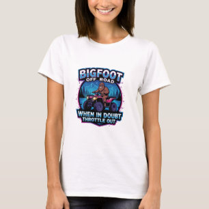 Camiseta Bigfoot Off Road 4 Rodas Quando em Dúvida Acelere