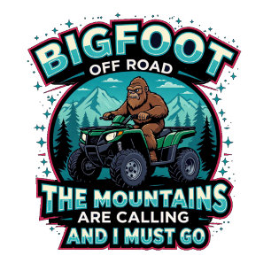 Camiseta Bigfoot Off Road As Montanhas Estão Chamando
