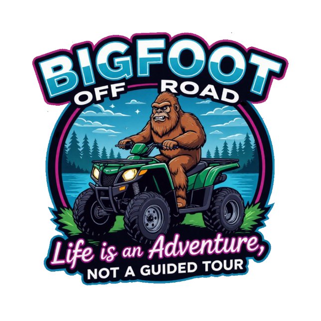 Camiseta Bigfoot Off Road Life is an Adventure  (Criador carregado)