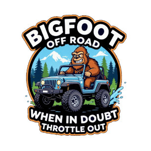Camiseta Bigfoot Off Road Quando em Dúvida Acelere