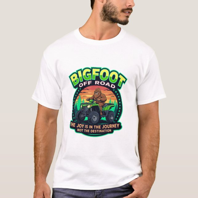 Camiseta Bigfoot Off Road The Joy is in The Journey (Frente)