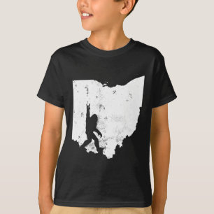 Camiseta Bigfoot Ohio State Map Sasquatch Men Gift