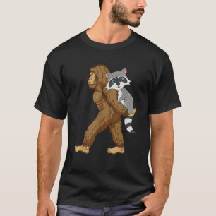 Camiseta Bigfoot Raccoon Raccoon Lover Animal Love