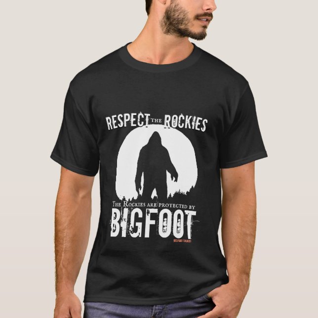 Camiseta Bigfoot Respeita As Rochas (Frente)