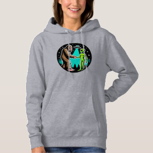 Camiseta Bigfoot responde à Alienígena