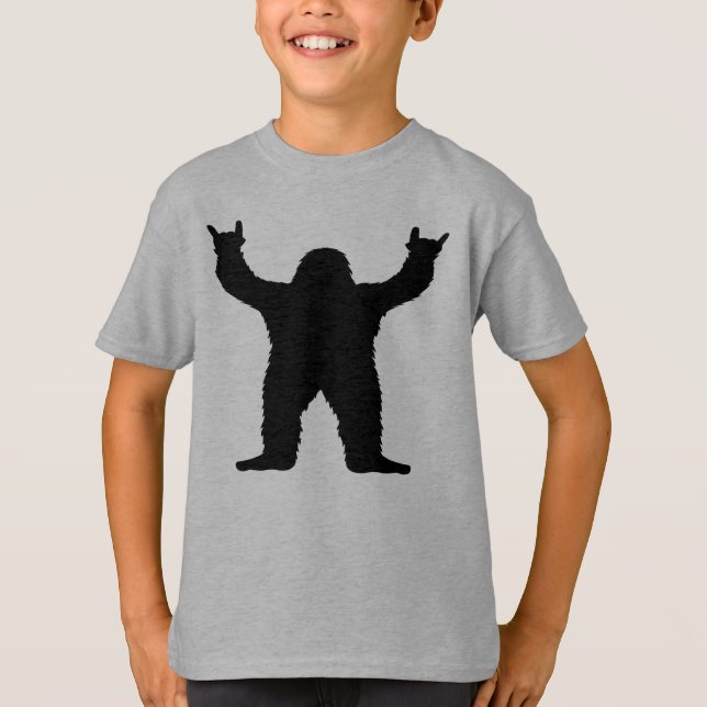 Camiseta Bigfoot Rock On (Frente)