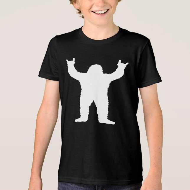 Camiseta Bigfoot Rock On  (Frente)