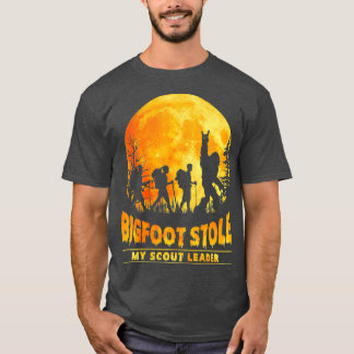 Camiseta Bigfoot Roubou O Meu Líder Escoteiro A Caminhar Ha
