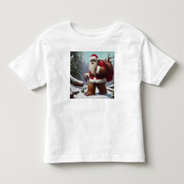 Camiseta Bigfoot Santa Claus (Frente)