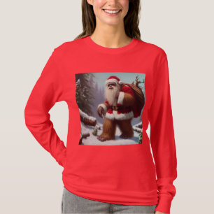 Camiseta Bigfoot Santa Claus