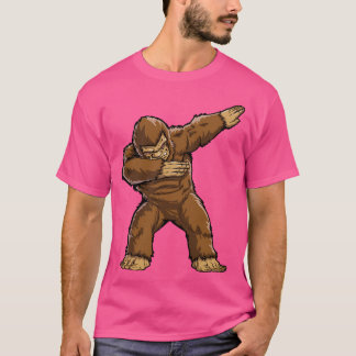 Camiseta Bigfoot Sasquatbing T Shirt Engraçado Dab Monste