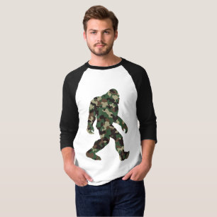 Camiseta Bigfoot Sasquatch Camo