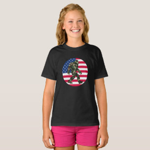 Camiseta Bigfoot Sasquatch Camo