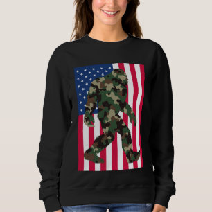 Camiseta Bigfoot Sasquatch Camuflagem