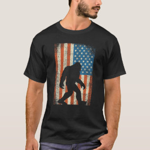 Camiseta Bigfoot Sasquatch Eu Acredito Que Tshirt Patriot A