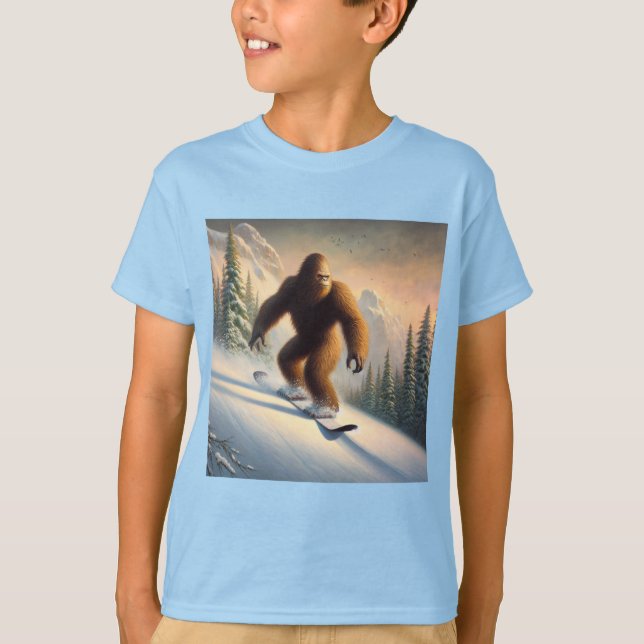 Camiseta Bigfoot Snowboard (Frente)