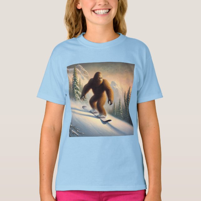 Camiseta Bigfoot Snowboard (Frente)