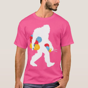 Camiseta Bigfoot Tricô Costura Agulha de Trabalhadora Sasqu