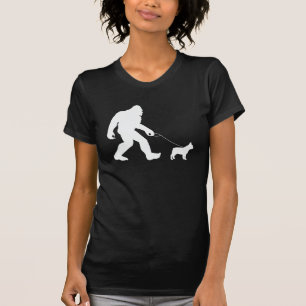 Camiseta Bigfoot Walking French Bulldog
