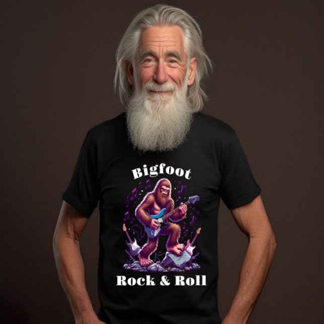 Camiseta Bigfoots Rock & Roll (Criador carregado)