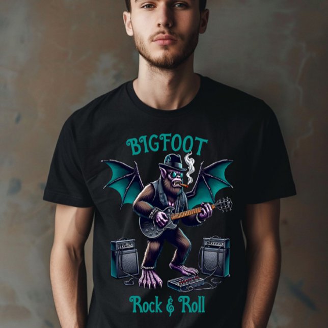 Camiseta Bigfoots Rock & Roll Night Jam (Criador carregado)
